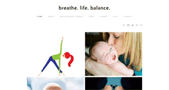 Desktop Screenshot of breathelifebalance.com