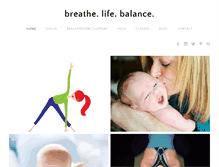 Tablet Screenshot of breathelifebalance.com